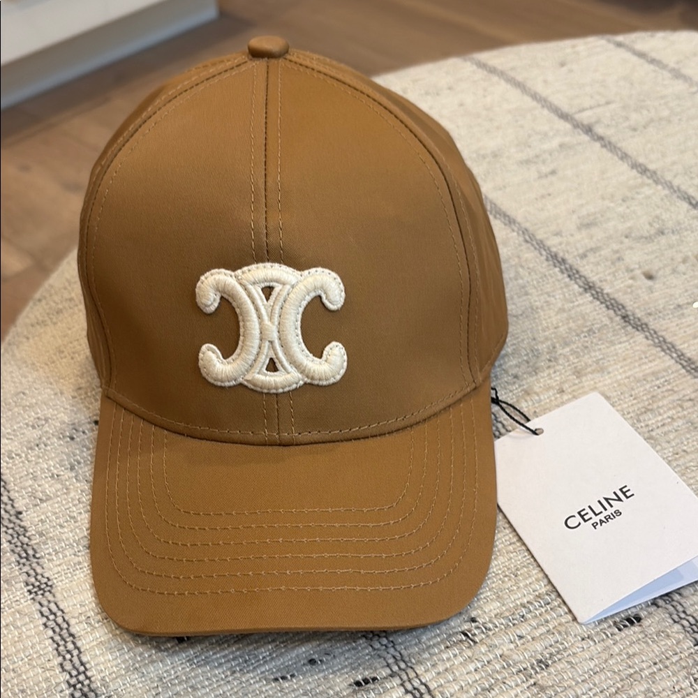 Celine Baseball Cap with White Logo